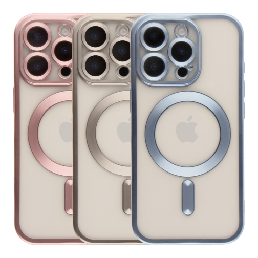 Купити Чохол TPU Metallic Chrome Full Camera with Magsafe для iPhone 16 Pro Max