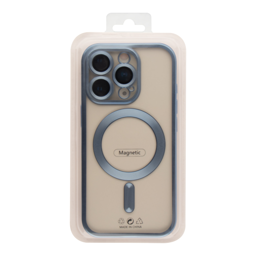 Чохол TPU Metallic Chrome Full Camera with Magsafe для iPhone 16 Pro превью 3