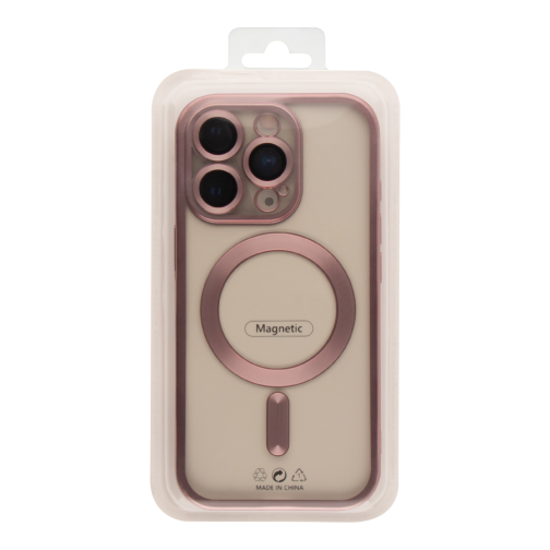 Чохол TPU Metallic Chrome Full Camera with Magsafe для iPhone 16 Pro Max превью 7