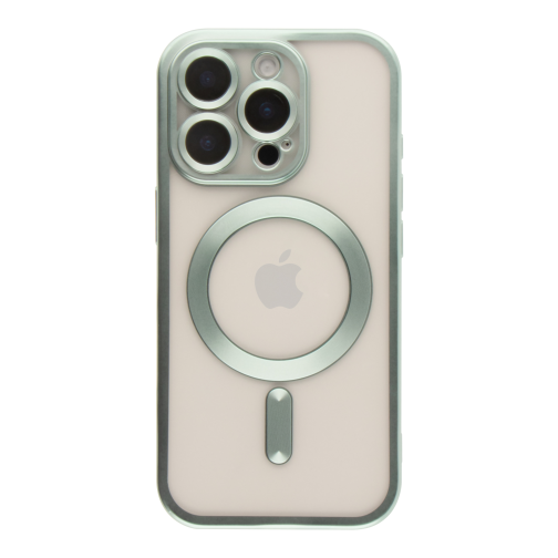 Чохол TPU Metallic Chrome Full Camera with Magsafe для iPhone 16 Pro превью 14