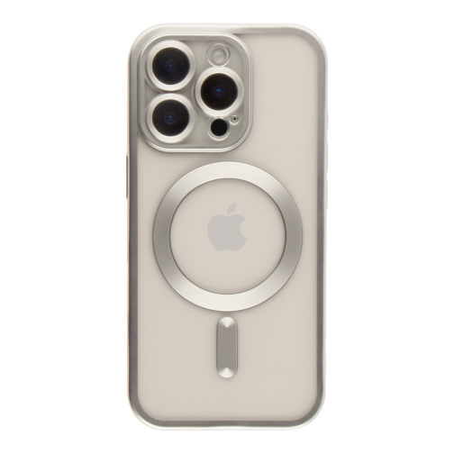 Чохол TPU Metallic Chrome Full Camera with Magsafe для iPhone 16 Pro превью 16