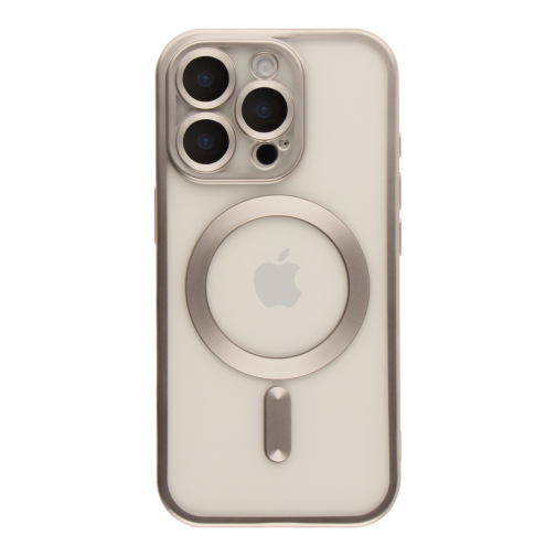 Чохол TPU Metallic Chrome Full Camera with Magsafe для iPhone 16 Pro Max превью 17