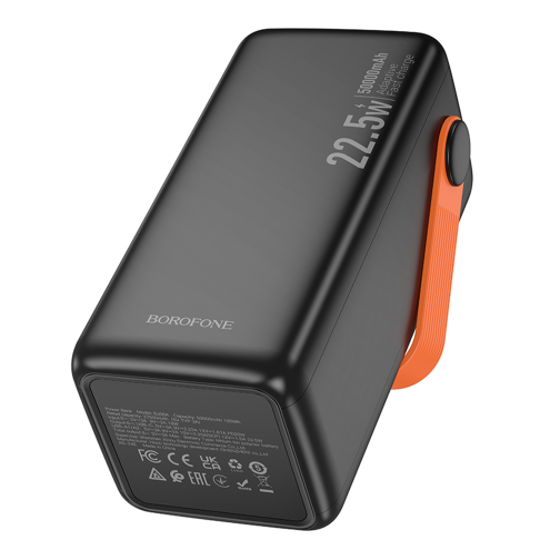 Універсальна Мобільна Батарея Power Bank Borofone BJ66A Magnifico 22.5W+PD20 50000 mAh превью 7