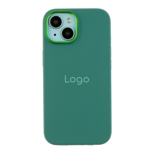 Чохол Silicone Case Metal Buttons (AA) для iPhone 15 превью 14
