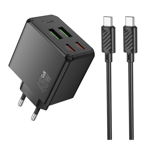 Купить Сетевое Зарядное Устройство Hoco CS18A 2USB-C/2USB PD/QC 45W+Type-C to Type-C