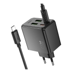 Купить Сетевое Зарядное Устройство Hoco CS18A 2USB-C/2USB PD/QC 45W+Type-C to Type-C, 4
