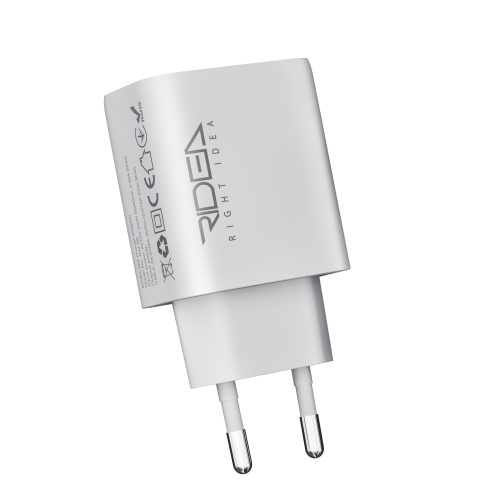 Купити Мережевий Зарядний Пристрій Ridea RW-18123 Rapid 1USB QC 18W+Micro, 4