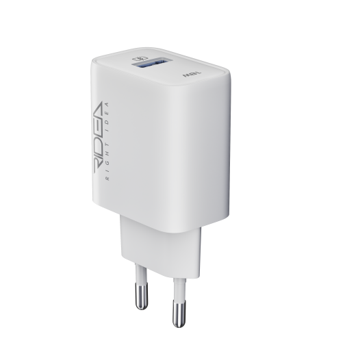 Купити Мережевий Зарядний Пристрій Ridea RW-18123 Rapid 1USB QC 18W+Micro, 6