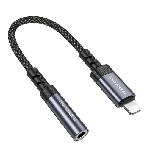 Купить Переходник Borofone BV24 iP to AUX 3.5mm (female) 15cm, 3