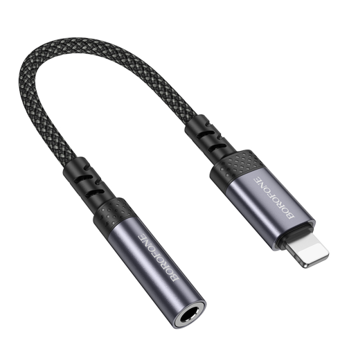 Перехідник Borofone BV24 iP to AUX 3.5mm (female) 15cm превью 3