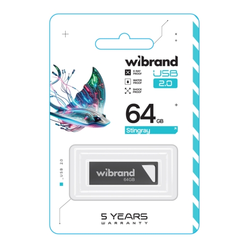 Купити USB флеш-накопичувач Wibrand 64gb Stingray