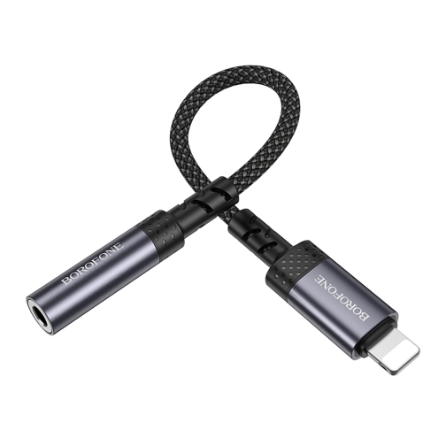 Купить Переходник Borofone BV24 iP to AUX 3.5mm (female) 15cm, 6