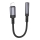 Купить Переходник Borofone BV24 iP to AUX 3.5mm (female) 15cm Серый