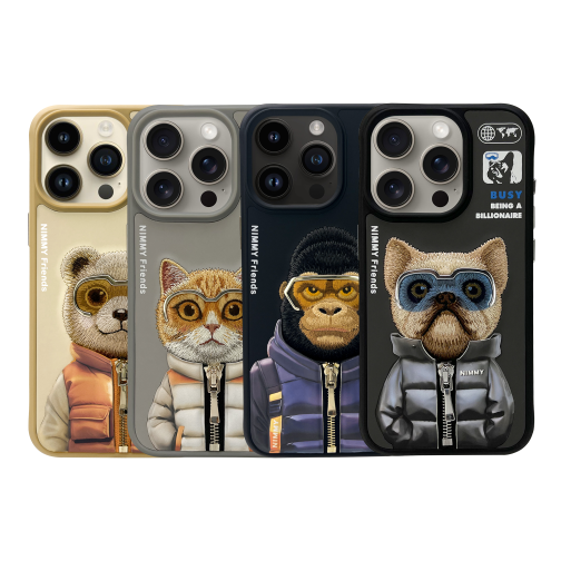Чохол TPU+PC Nimmy 3D with Metal Buttons для iPhone 15