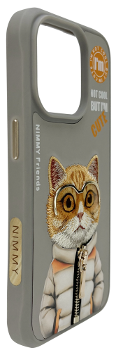 Купити Чохол TPU+PC Nimmy 3D with Metal Buttons для iPhone 15, 7