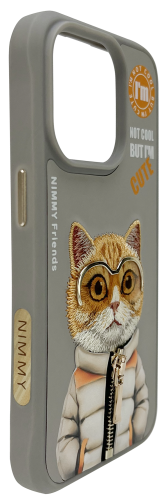 Чохол TPU+PC Nimmy 3D with Metal Buttons для iPhone 15 превью 7