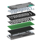 Купити Клавіатура Ігрова бездротова Fantech PRO63 MK912 (Wired, BT, 2.4Ghz) Blue Switch, 4