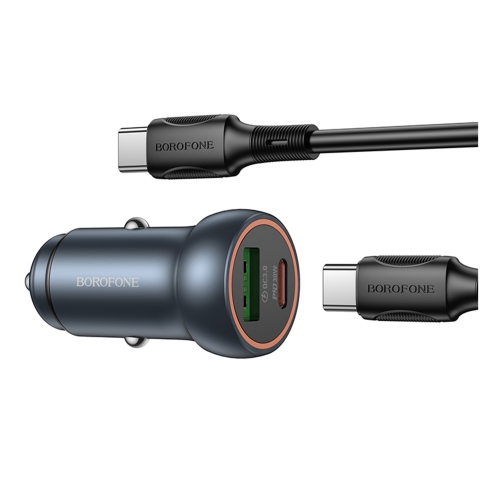 Купить Авто Зарядное Устройство Borofone BZ32A 1USB/1USB-C QC/PD30W+Type-C to Type-C, 4