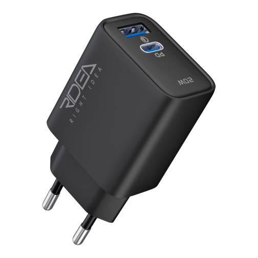 Купити Мережевий Зарядний Пристрій Ridea RW-20220 Rapid Duo 1USB/1USB-C QC/PD 20W