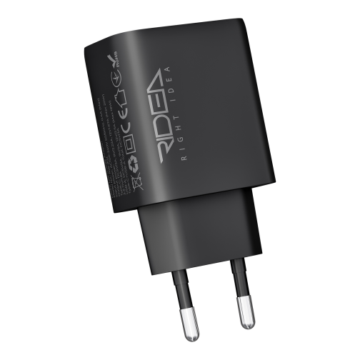 Мережевий Зарядний Пристрій Ridea RW-20220 Rapid Duo 1USB/1USB-C QC/PD 20W превью 3