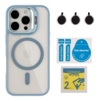 Купити Чохол TPU+PC+Metal Stand Case with MagSafe and Camera Lenses для iPhone 16 Pro, 4