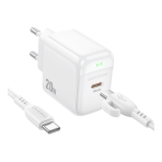 Купити Мережевий Зарядний Пристрій Borofone BAS43A 1USB-C PD/QC 20W+Type-C to Type-C, 3