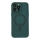 Купить Чехол TPU+PC Magnetic Matte Camera Lens with Magsafe для iPhone 15 Pro Dark Green