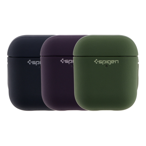 Купить Футляр TPU Spigen Leather Armor для Airpods 1/2