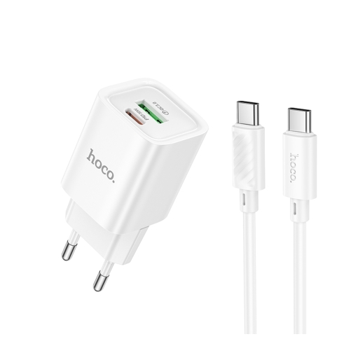 Купити Мережевий Зарядний Пристрій Hoco C149A 1USB/1USB-C PD/QC 30W+Type-C to Type-C
