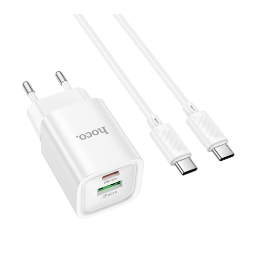 Купити Мережевий Зарядний Пристрій Hoco C149A 1USB/1USB-C PD/QC 30W+Type-C to Type-C, 3