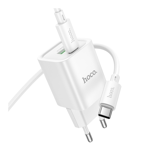 Купити Мережевий Зарядний Пристрій Hoco C149A 1USB/1USB-C PD/QC 30W+Type-C to Type-C, 5