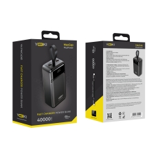 Купити Універсальна Мобільна Батарея YOKI MaxCap 65W 40000 mAh Black YK-PMC4061 Купити Універсальна Мобільна Батарея YOKI MaxCap 65W 40000 mAh Black YK-PMC4061
