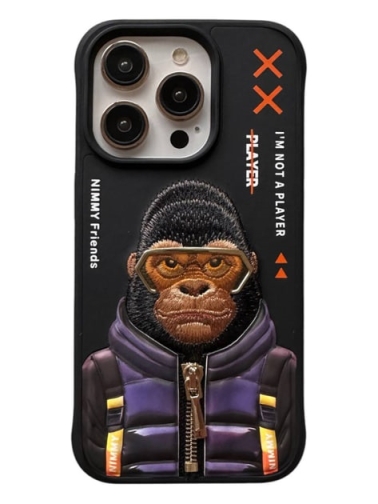 Купити Чохол TPU+PC Nimmy 3D with Metal Buttons для iPhone 15 Pro, 6