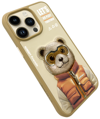 Чохол TPU+PC Nimmy 3D with Metal Buttons для iPhone 15 Pro превью 7
