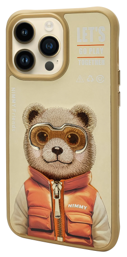 Купити Чохол TPU+PC Nimmy 3D with Metal Buttons для iPhone 15 Pro, 8