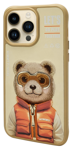 Чохол TPU+PC Nimmy 3D with Metal Buttons для iPhone 15 Pro превью 8