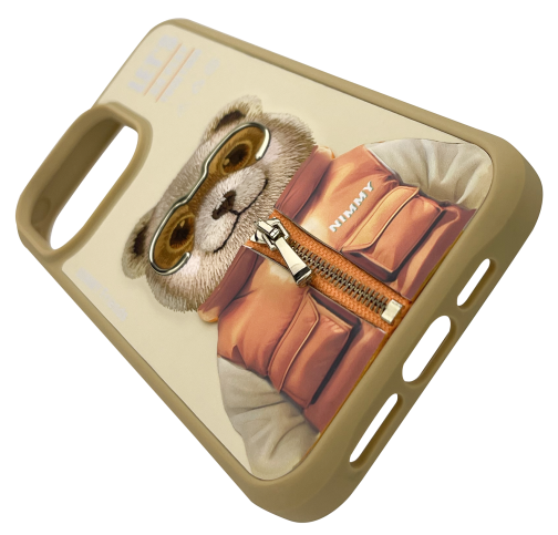 Купити Чохол TPU+PC Nimmy 3D with Metal Buttons для iPhone 15 Pro, 9