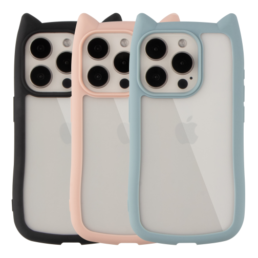 Чохол TPU+PC Cat Ears Case для iPhone 15 Pro