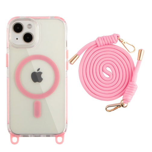 Чохол TPU+PC LanyardCase with MagSafe для iPhone 13/14 превью 9