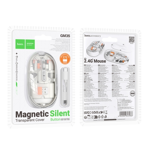 Купить Wireless Мышь Hoco GM35 General dual-mode silent (battery version), 2