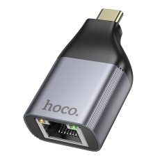 Купити Перехідник Hoco UA35 Type-C to RJ45 10/100Mbps Купити Перехідник Hoco UA35 Type-C to RJ45 10/100Mbps