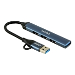 Купити USB Hub LDNIO DS-64U USB-A+Type-C To USB3.0*1+USB2.0*3