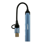 Купити USB Hub LDNIO DS-64U USB-A+Type-C To USB3.0*1+USB2.0*3, 3