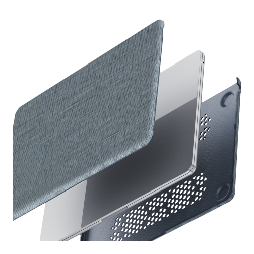 Купить Накладка PC+Fabric AMO-TRI for MacBook Air 13" 2025/2024/2022 (M4 A3240/M2 A2681/M3 A3113), 9