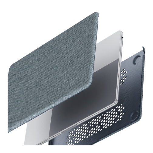 Накладка PC+Fabric AMO-TRI for MacBook Air 13" 2025/2024/2022 (M4 A3240/M2 A2681/M3 A3113) превью 9