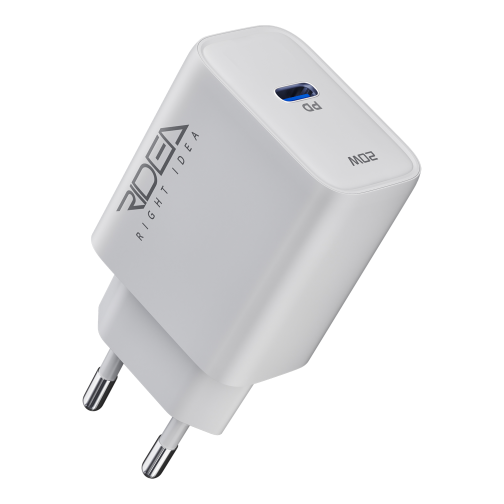 Мережевий Зарядний Пристрій Ridea RW-20125 Rapid Pro 1USB-C QC/PD 20W+Type-C to Lightning превью 3