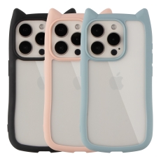 Купить Чехол TPU+PC Cat Ears Case для iPhone 15 Pro Max Купить Чехол TPU+PC Cat Ears Case для iPhone 15 Pro Max