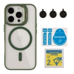 Купити Чохол TPU+PC+Metal Stand Case with MagSafe and Camera Lenses для iPhone 16 Pro Max, 7
