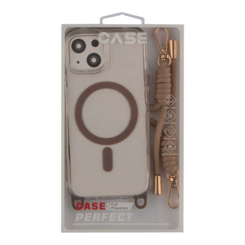 Чохол TPU+PC LanyardCase with MagSafe для iPhone 15 превью 3