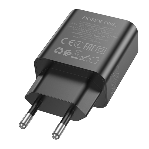 Купить Сетевое Зарядное Устройство Borofone BA88A 1USB-C/1USB PD/QC 20W, 6